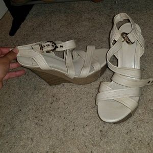BCBG wedge sandals